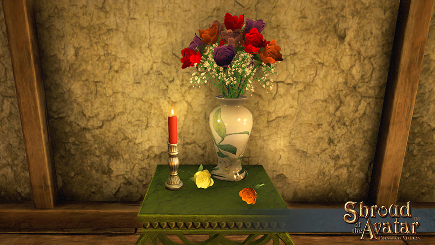 Item fancy vase multi colored roses.jpg