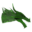 Green Dragon Head