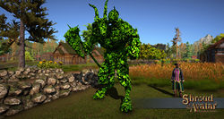 Sota topiary satyr statue.jpg