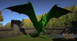 Sota topiary dragon keep statue.jpg