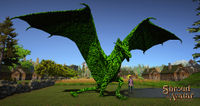 Sota topiary dragon village statue.jpg
