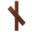Wooden Runic N