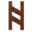 Wooden Runic H