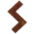 Wooden Runic S
